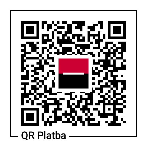 QR kód pro příspěvek na ubytování nebo svatební dar